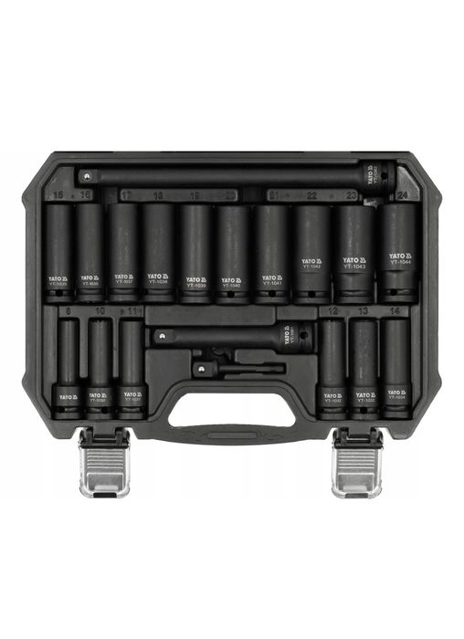 Набір ударних головок 1/2 дюйма 19 шт. YATO YT-10556