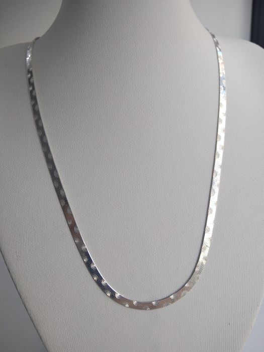 Srebrny łańcuszek taśma srebro 925 długość 42 cm  750