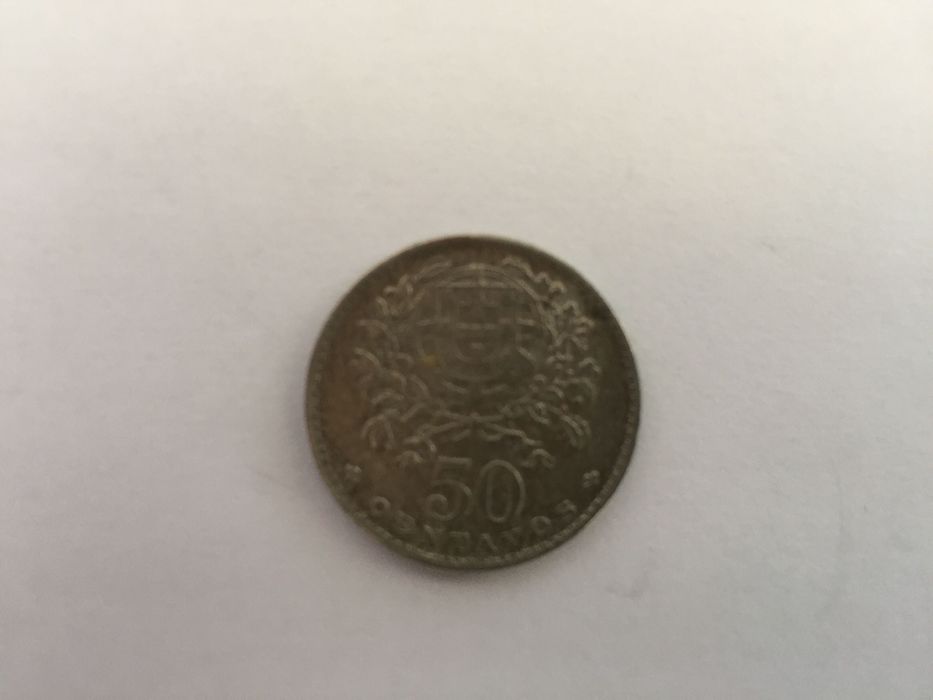 50 centavos 1927 / 1968 coleção Moedas Antigas