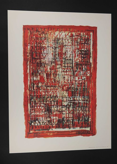 Manuel Cargaleiro - Litografias, cada