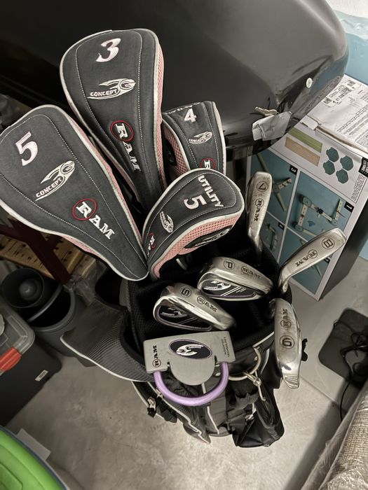 Tacos de golf RAM - 11 tacos mais o saco de transporte