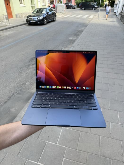 New open Macbook Air m2 13” 15” 8/16/ 256/512gb midnight