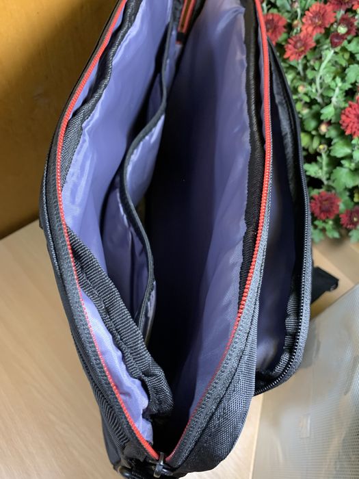 Сумка портфель чорна для ноутбука на 15.6 дюймів 40*30*4*