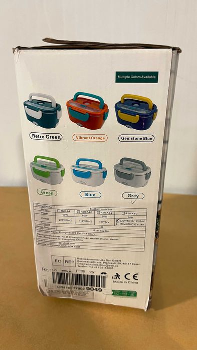 Elektryczne pudełko na lunch 12V 220V 65W, Pudełko na lunch Food Work