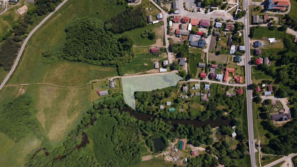 Działka inwestycyjno-budowlana 5129 m² z linią brzegową Rospudy i wydanymi WZ – Bakałarzewo (możliwość podziału na 3 oddzielne) - Widok 4