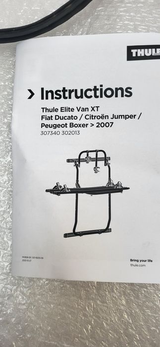 Fiat Ducato Bagażnik Rowerowy Thule