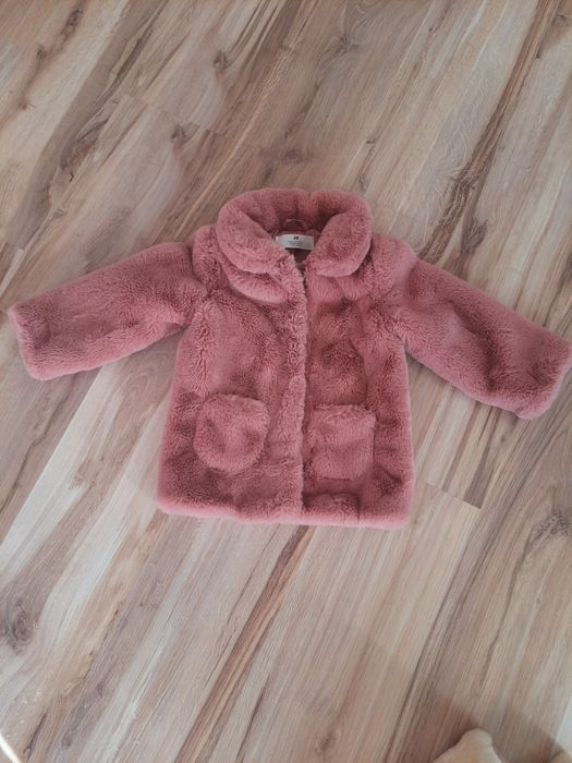 Sprzedam futerko pudrowy róż roz. 98