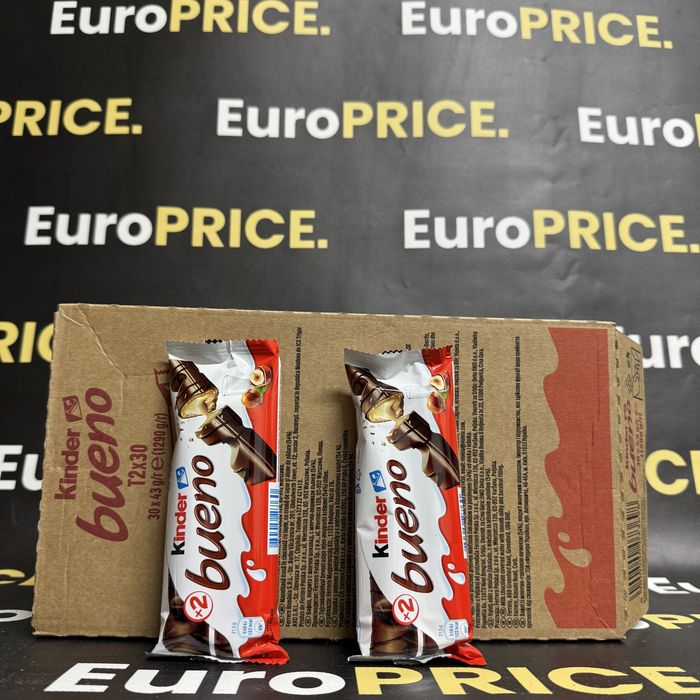 АКЦІЙНА ЦІНА‼️ Шоколадний батончик Kinder Bueno чорний/білий 43г.