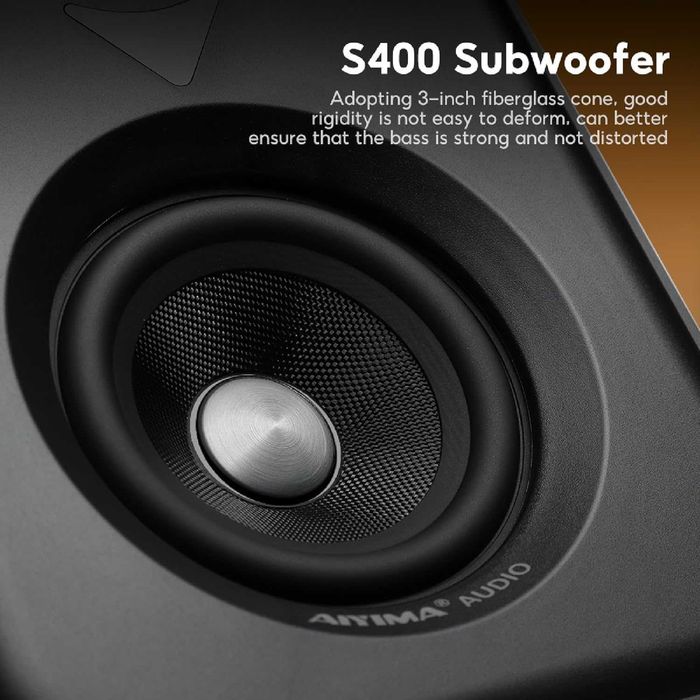 Динаміки для дому з Bluetooth AIYIMA S400 (чорні та білі)