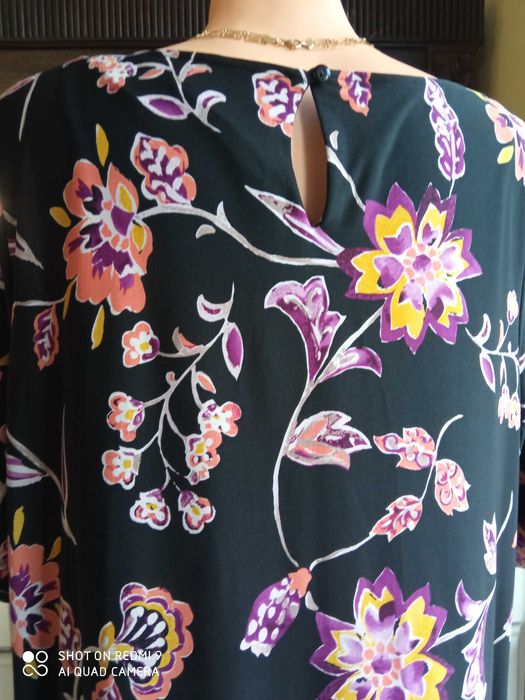 Bonmarche sukienka 24 52 54 boho 132cm pachy wesele