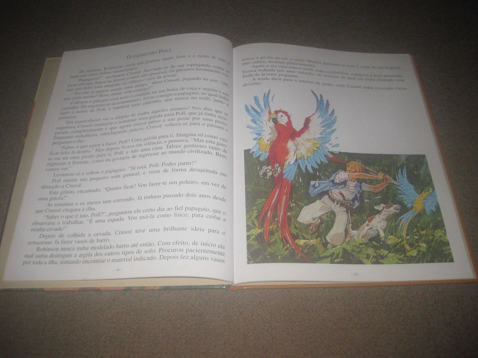 Livro "Robinson Crusoé" de Daniel Defoe