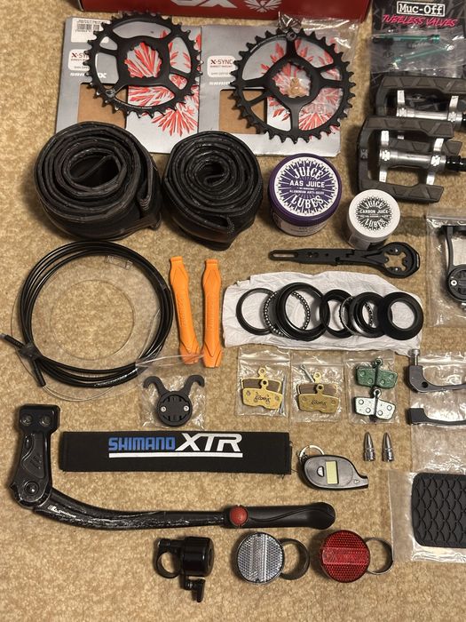 Велозапчасти Sram. Shimano. Rock shox. muc-off. juice