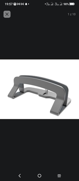 pionowy stojak do laptopa space gray