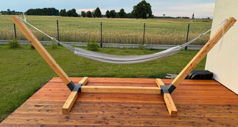 Hamak Ogrodowy Turystyczny Mocny Dwuosobowy 100x200cm 150kg + Torba