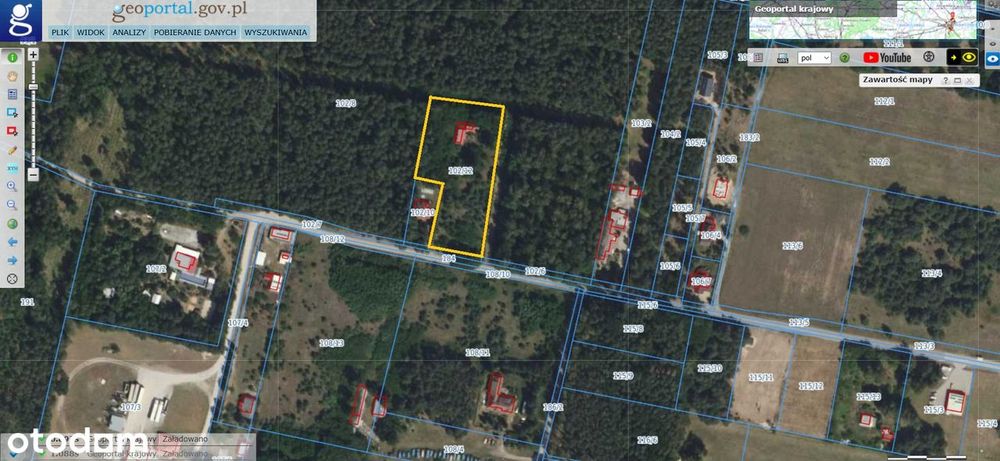 działka 5900 m2 Karolina, Góra Kalwaria