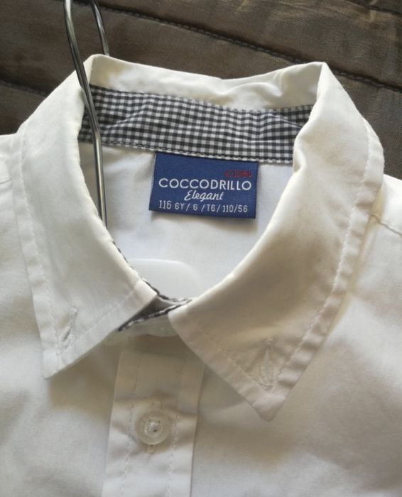 Garniturek Coccodrillo+koszula 116cm