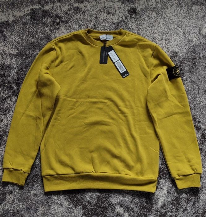 Олх доставка! Світшот stone island | кофта Стон Айленд жовтий | Стонік sweatshirt  S M L XL