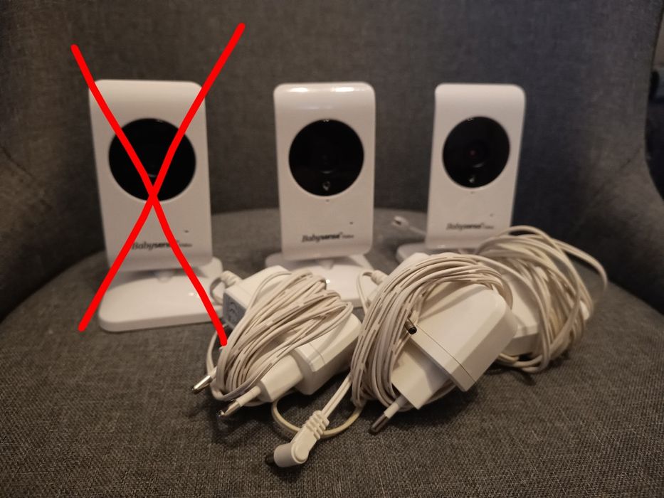 2 kamery do niani elektronicznej Babysense video V24R