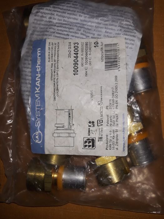 KanTherm 20 Pex 3/4" GZ GW 10 sztuk
