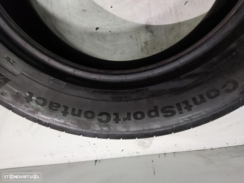 2 pneus semi novos 235-55r18 continental - oferta dos portes 140 euros