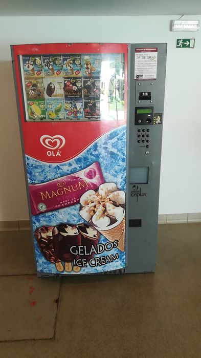 Máquina vending gelados