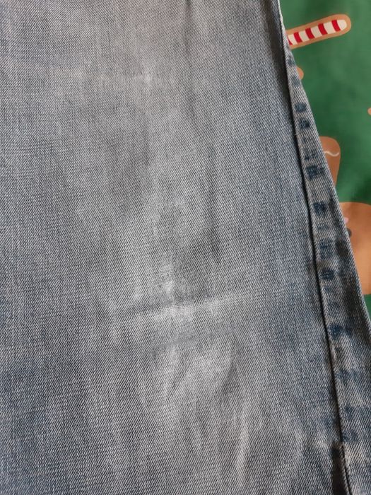 Spodnie West star vintage jeans denim klasyczne przetarcia niebieskie