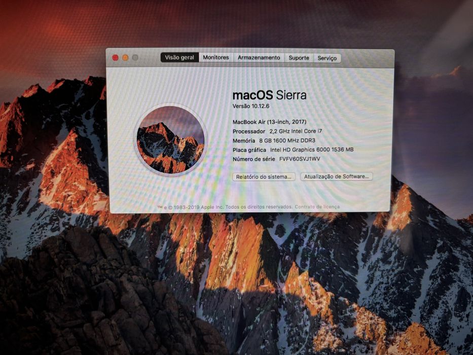 Apple MacBook air 13’ 2017 i7