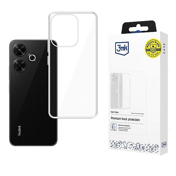 Etui 3mk Clear Case na Xiaomi Redmi 13/4G / 5G - przezroczyste