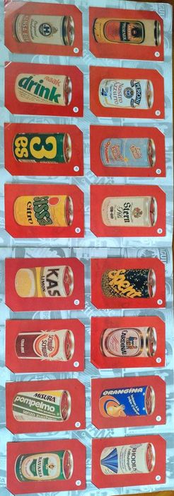 Coleção Completa O Mundo das bebidas calendários da década de 80/90