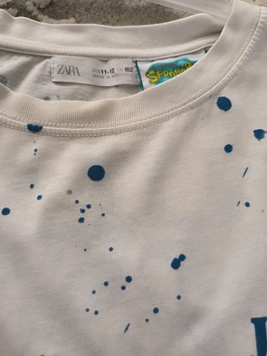 Футболка Zara SpongeBob Спанч Боб 11-12 років (розмір 152)