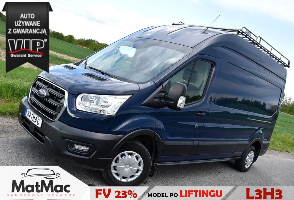 Ford TRANSIT T310 L3H3  *130*L3H3*LONG*2XPDC*Hak*Nawigacja*Bagażnik dachowy*FV23%