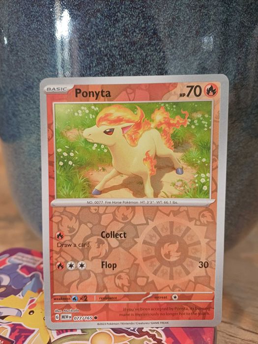 Carta Pokémon Ponyta [Reverse Holo] #77 Pokemon Scarlet & Violet 151