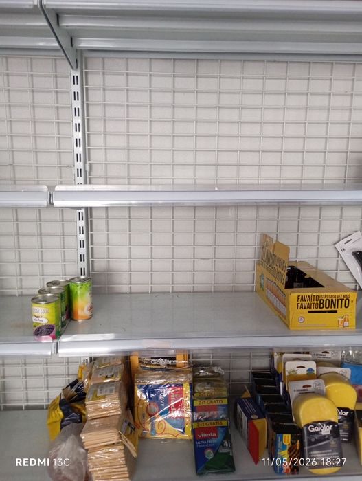 Prateleiras  super mercado