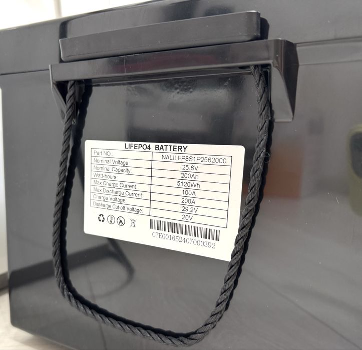 LiFePo4‼️24В 25.6V 200А 5кВт аккумулятор для инвертора ибп дбж литий