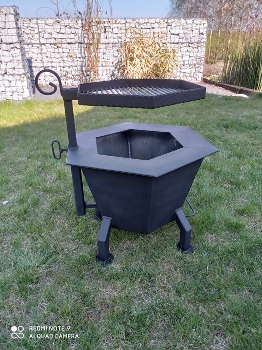 Grill ogrodowy palenisko do palenia drewnem