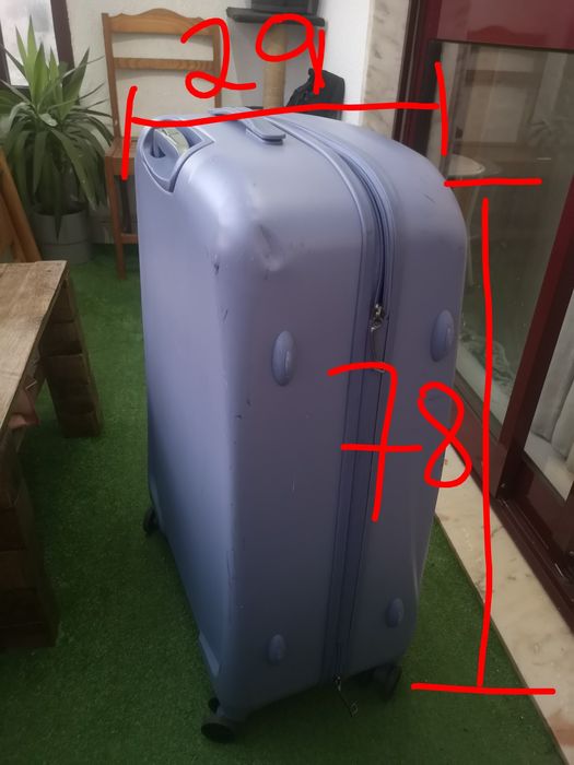 Mala de viagem rígida Emidio Tucci grande 78 cm com 4 rodas
