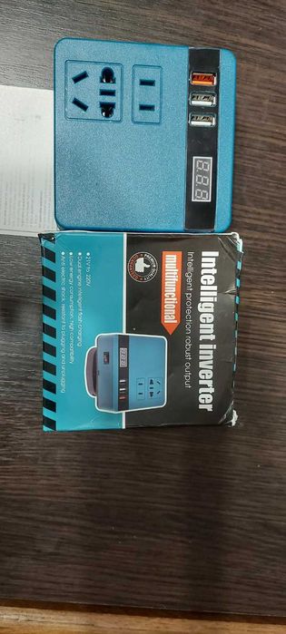 Інвертор120W під аккумулятор типу MAKITA 220в 3USB 5в 20в ивертор
