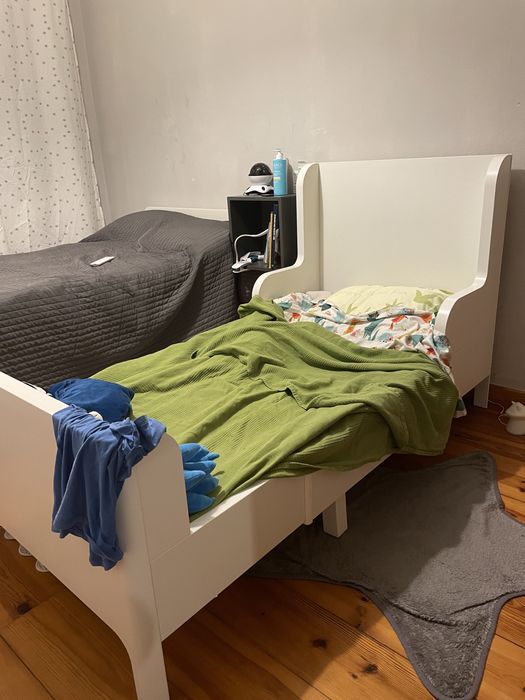 Cama extensível, branco, 80x200 cm Ref: BUSUNGE