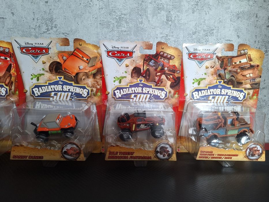 Disney Pixar Cars Auta Mattel z seri Radiator Springs 500 1/2