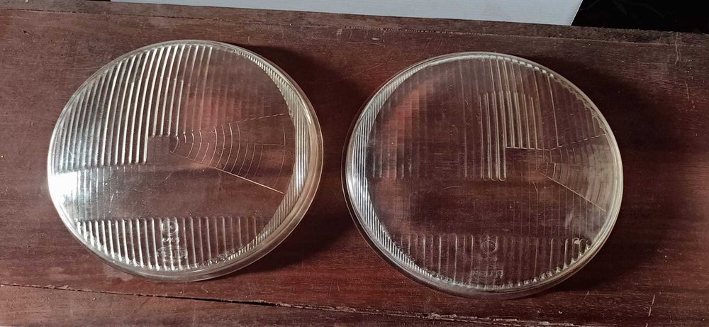 Para VW Pão de Forma Split Tipo 2  Vidros de farol redondos hella 4466