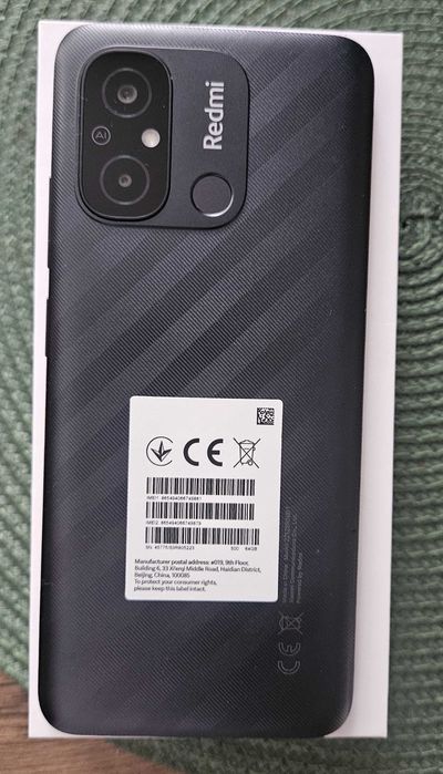 Xiaomi Redmi 12C, nowy, 3/64,bat.5000mAh dow.zakupu okazja!!