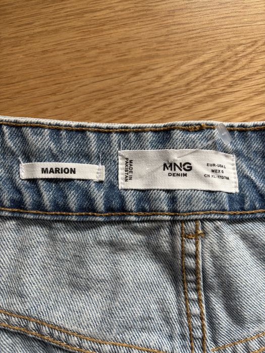 Jasnoniebieska spodniczka mini MANGO, rozmiar L