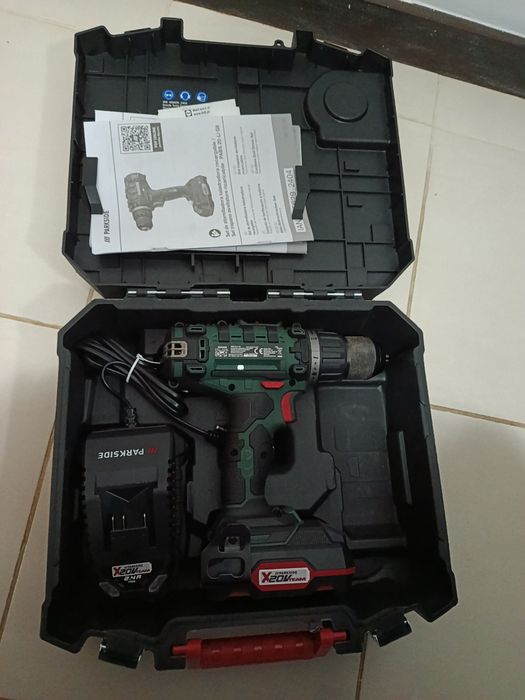 Mala com Aparafusadora Parkside