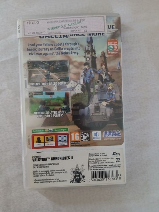 Valkyria Chronicles II PSP Completo