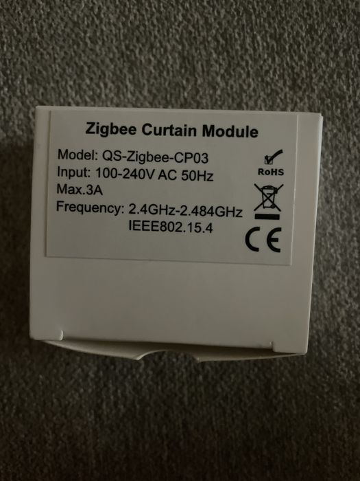 Zigbee Curtain Module - Ligação Interruptores
