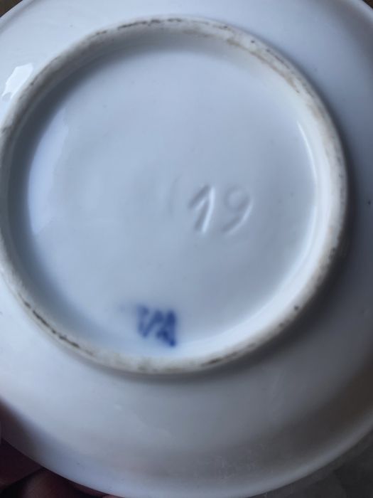Chávena de café vista alegre 1 8 8 3