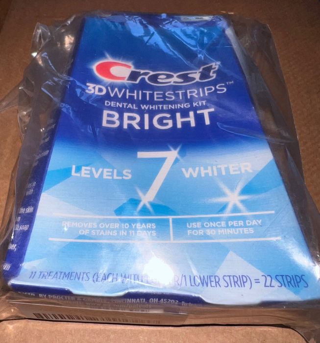 Paski Wybielające Crest 7 Levels oryginał z USA