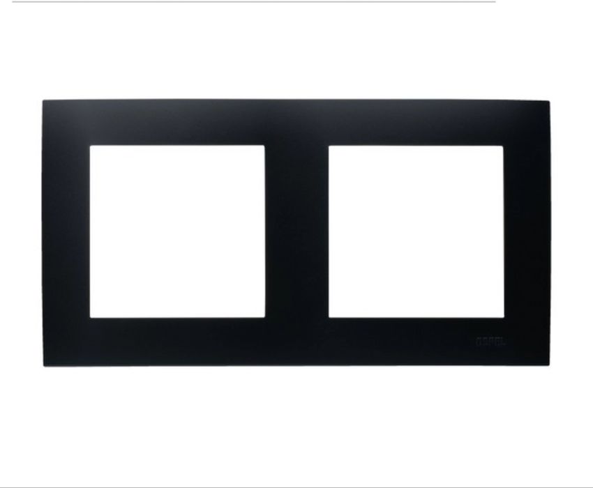 Ospel Szafir czarny metalik  Ramka podwójna