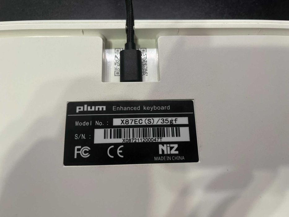 Механічна Клавіатура NIZ Plum X87 EC USB 35g