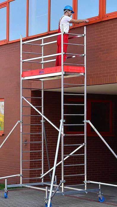 RUSZTOWANIE do wnętrz 5m aluminiowe mobilne montaż wypożyczę wynajem